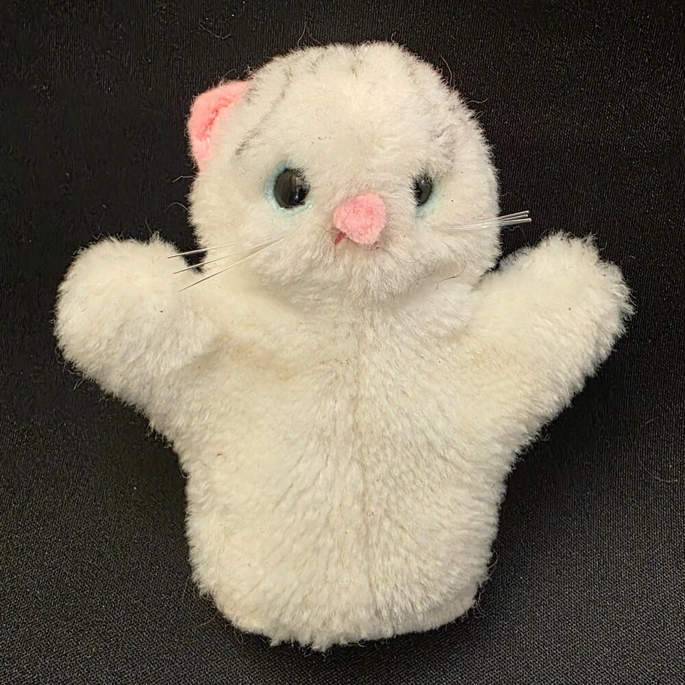 VINTAGE 1984 MR ROGERS NEIGHBORHOOD DANIEL TIGER finger PUPPET PLUSH Dakin